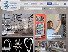 Tablet Screenshot of kentuckylighting.com